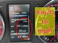 to mph for Rav4 Corolla Camry