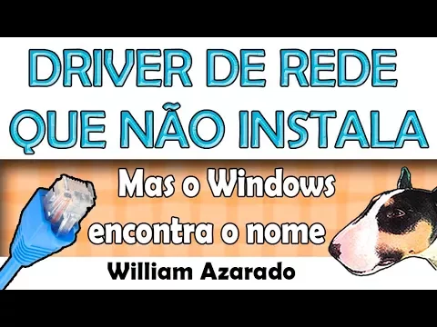 Download MP3 Driver de rede que não instala.