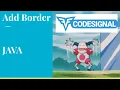 Add Border - Codesignal