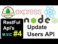 Create Update Users RestFul API in MERN Backend Project