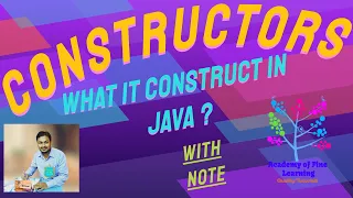Constructors in java Object Initialization using Constructors