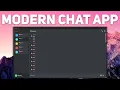 WPF C Professional Modern Chat App UI Tutorial