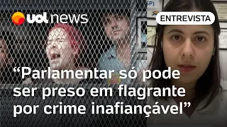 Glauber Braga foi detido na Uerj de forma inconstitucional, diz Sâmia Bomfim