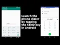 How to launch the phone dialer from our android application
