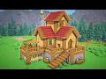 Lagu Minecraft: How To Build Wooden Survival Base Tutorial