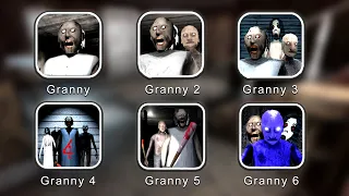 granny 1 2 3 4 5 6 door escape full gameplay granny all chapters