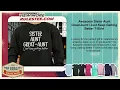 Awesome Sister Aunt Great-Aunt I Just Keep Getting Better T-Shirt