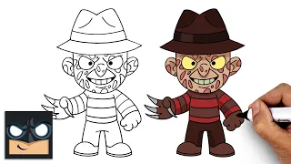 How to Draw Freddy Krueger | A Nightmare on Elm Street
