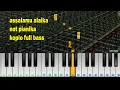 Lagu assalamu alaika instrumen not pianika