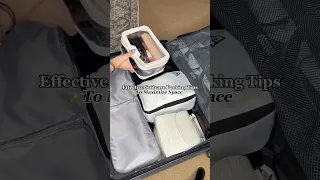 The BEST travel tips for efficient suitcase packing