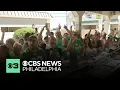 Philadelphia Eagles fans pack Sea Isle City bar for Jason Kelce Team 62 fundraiser
