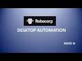 Robocorp Tutorial - Desktop Automation using accessibility insights