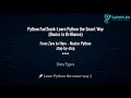 Python Basic Datatypes int float str complex Type Casting Made Simple