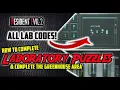 Resident Evil 2 - Laboratory Puzzles Codes Purple ID Band