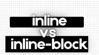 Inline vs Inline-Block Explained Properly HTML CSS Tutorial