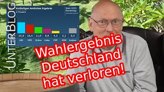 Deutschland hat verloren - Ergebnis Bundestagswahl 2025 (vorläufig)