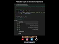 Pass the tuple as function arguments in Python Python Examples Python Coding Tutorial