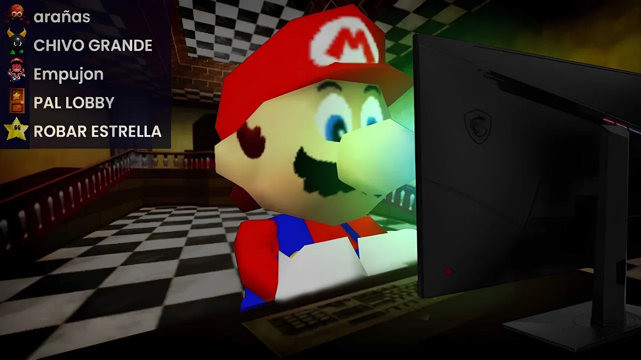 ¡El chat DESTRUYE mi partida de Mario 64! 💀