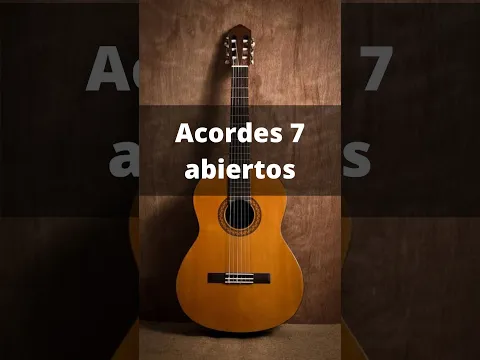 Acordes con séptima: posiciones básicas para guitarra