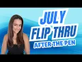 July Flip Thru How Did I Use My Planners in July