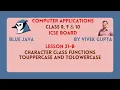 toUpperCase and toLowerCase functions of the Character class in Java