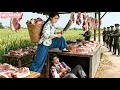 Lagu Stabbed and hunted, a CEO is saved by a pork vendor—hidden in meat and taken home as her husband!
