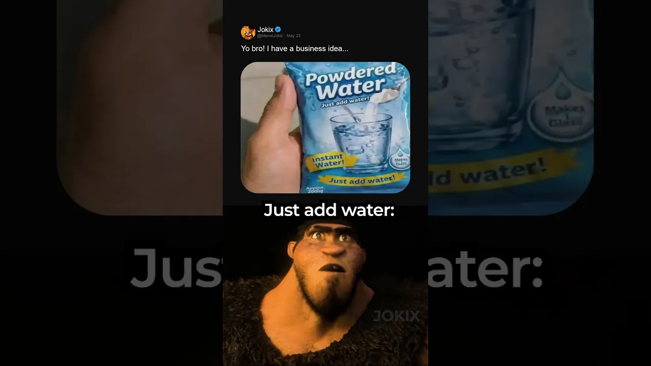 Just add water π€―