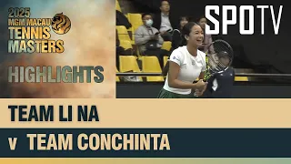  mgm macau tennis masters team li na vs team conchita captains challenge highlights day 1