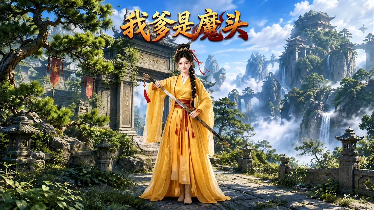 我爹是魔头,江湖悬赏他的人头能买下半座城。可他最大的爱好是种菜和给我扎辫子