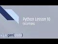 Python Exceptions 10