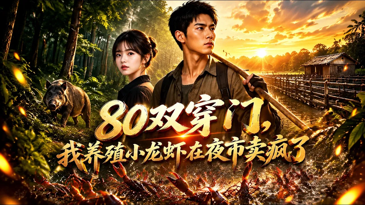 80双穿门,我养殖小龙虾在夜市卖疯了