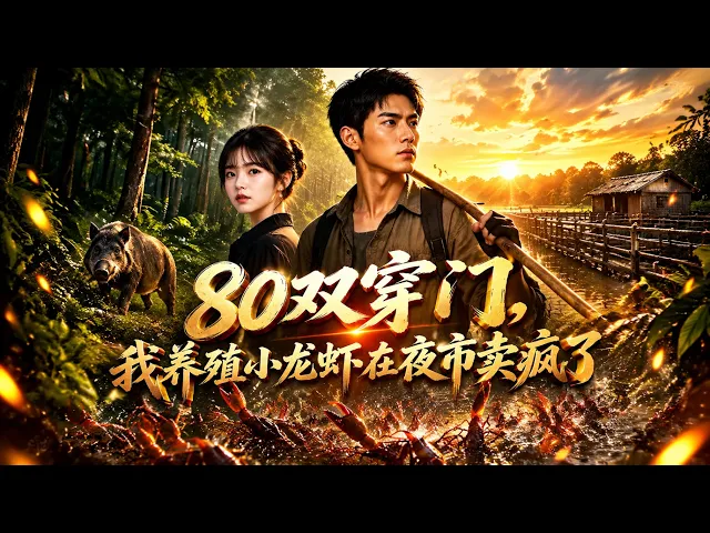80双穿门，我养殖小龙虾在夜市卖疯了