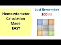 Hemocytometer calculation made easy