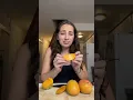 Trying a Sugar Mango
