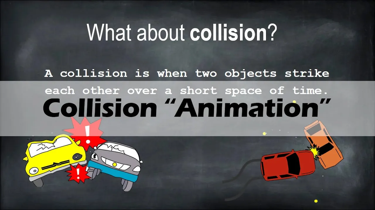 Outline Video COLLISION | Physics Animation