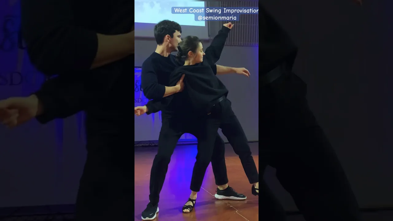 West Coast Swing Improvisation #semionmaria #westcoastswing #modernswing #swingdance #improvisation