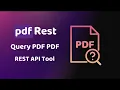 pdfRest Query PDF - REST API Tool