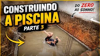 Construindo uma piscina de alvenaria no passo a passo parte 03