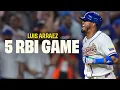Luis Arraez Hits 2 Homers 2 Doubles in 5 RBI Night vs Team Israel World Baseball Classic 2026