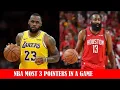 Most 3 Pointers In A Game NBA Most Threes In A Game