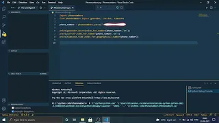 Find phone number information using python Phone info using python Python python for beginner