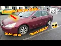 I Bought a Honda for 500 and it RIPS 05 Accord V6 200k miles