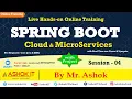 Spring Boot MicroServices Session - 4 Online Training By Mr Ashok Ashok IT