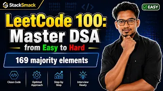 LeetCode 169 Solved Majority Element Boyer-Moore Voting Algorithm Java Solution Easy DSA