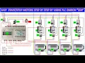 PLC Omron ZEN create program for start 4 motors step by step