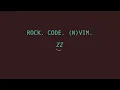 Live coding Rock Code N VIM fixing create - or