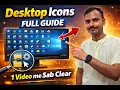 Desktop Icons Explained Clearly Beginner Computer Course