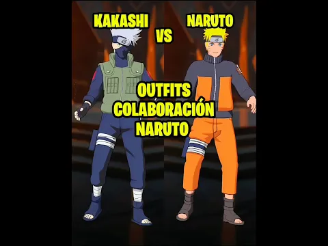 Outfits KAKASHI VS NARUTO 😱🔥✅ #freefire #shortsff #combinaçãoff