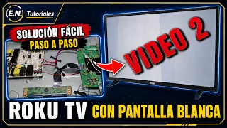 RCA Roku TV con MEDIA PANTALLA BLANCA: Así Encontramos la Falla