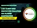 Lab Client-side prototype pollution via flawed sanitization